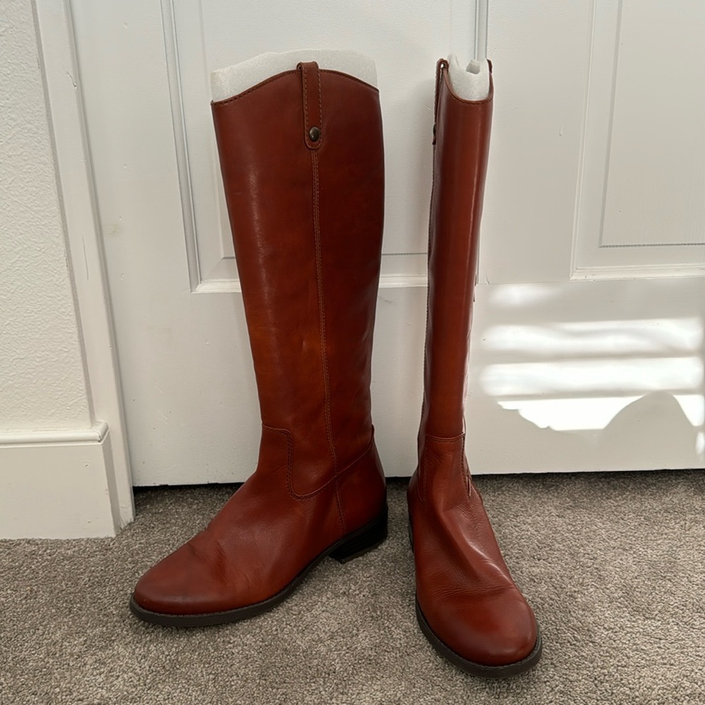 Brown Leather Boots! Never Worn!